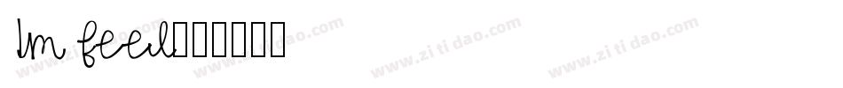 Im feel字体转换